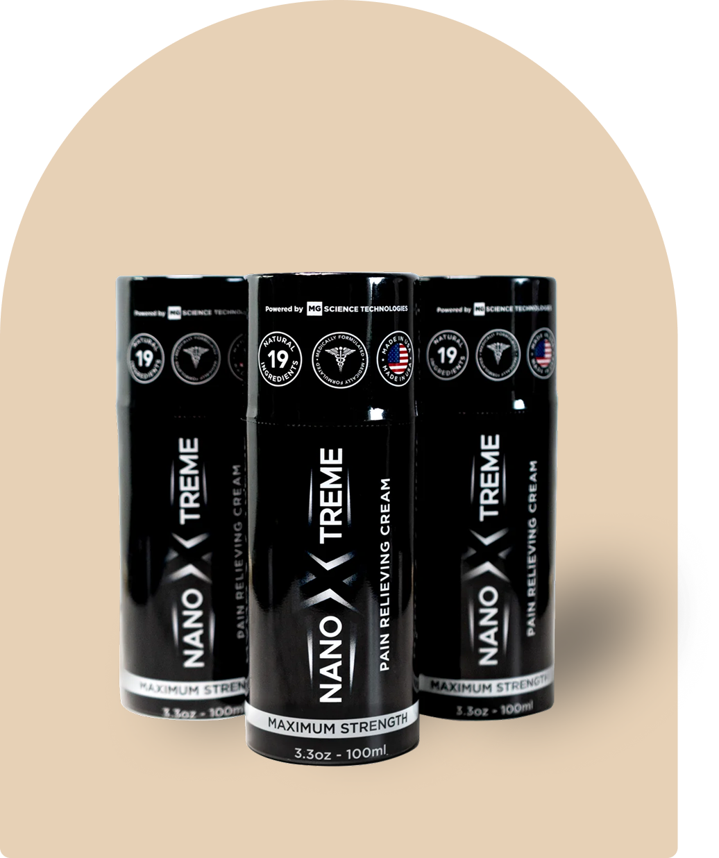 NanoXtreme 3.3oz Airless Pump Bottle